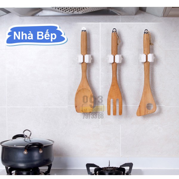 Combo 3 Móc Dán Treo Tường,Móc Hít Đồ Dùng Nhà Tắm