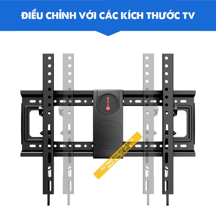 Giá Treo Tivi Gật Gù NB DF70T 55 - 80 Inch - Giá Treo Tivi Điều Chỉnh Góc Nghiêng Cao Cấp