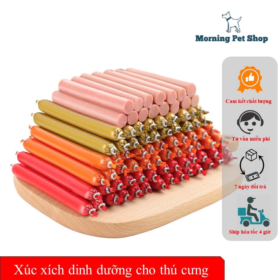 Xúc xích cho chó mèo