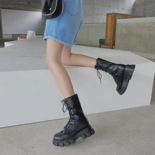 [ Sales 11-11] (ORDER) Boots ulzzang B10 đế răng cưa 5.5cm . new new new . 2020 K . 11.11 O