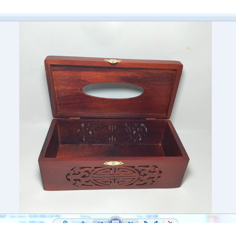 HỘP ĐỰNG GIẤY ĂN HOA VĂN PHONG THỦY