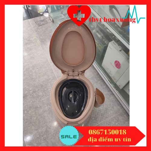 [giá tốt]Bô vệ sinh cho người già, toilet di động nhựa cao cấp cho người bệnh