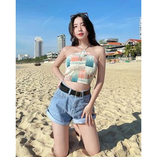 Áo yếm crop cột dây BiBe