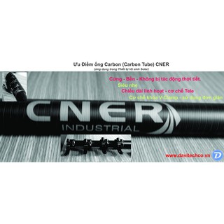 [37-28 x 5500]Ống Carbon rỗng dài 5.5m