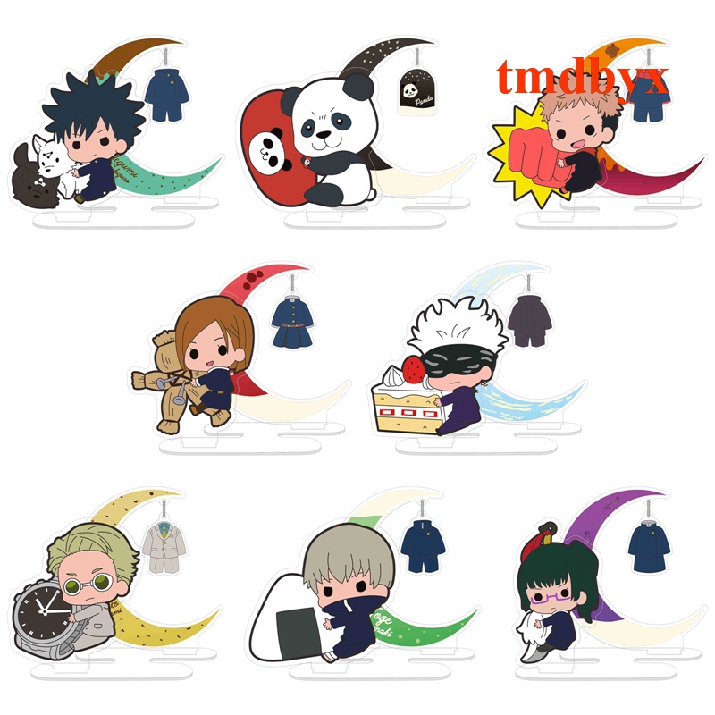 Mô Hình Nhân Vật Anime Jujutsu Kaisen Gojou Shake Action Bằng Acrylic Dễ Thương Dùng Trang Trí Bàn Làm Việc