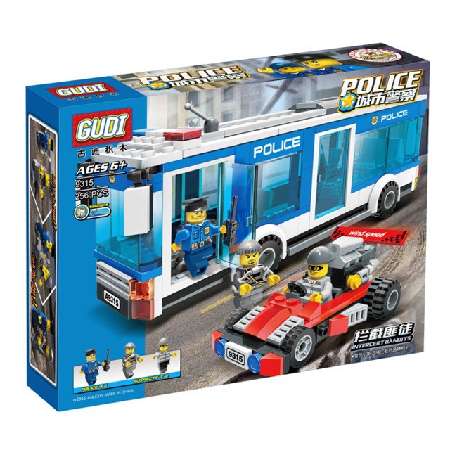 - Đồ chơi Lego police 9315 - xe buýt cảnh sát