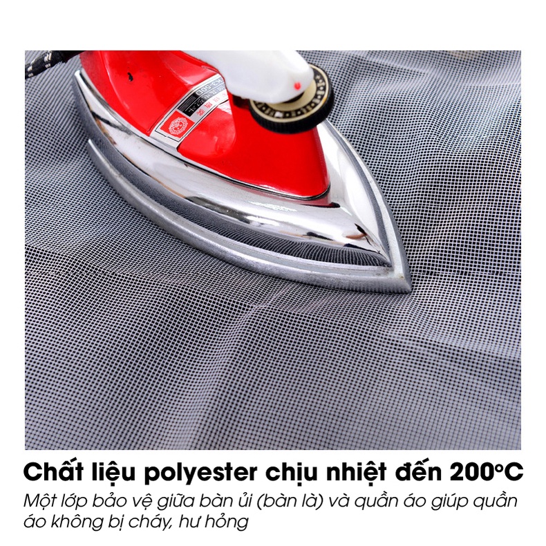 Tấm lưới lót bàn là ủi bảo vệ quần áo cách nhiệt không bị cháy, không vết nhăn kích thước 40x60cm TDO