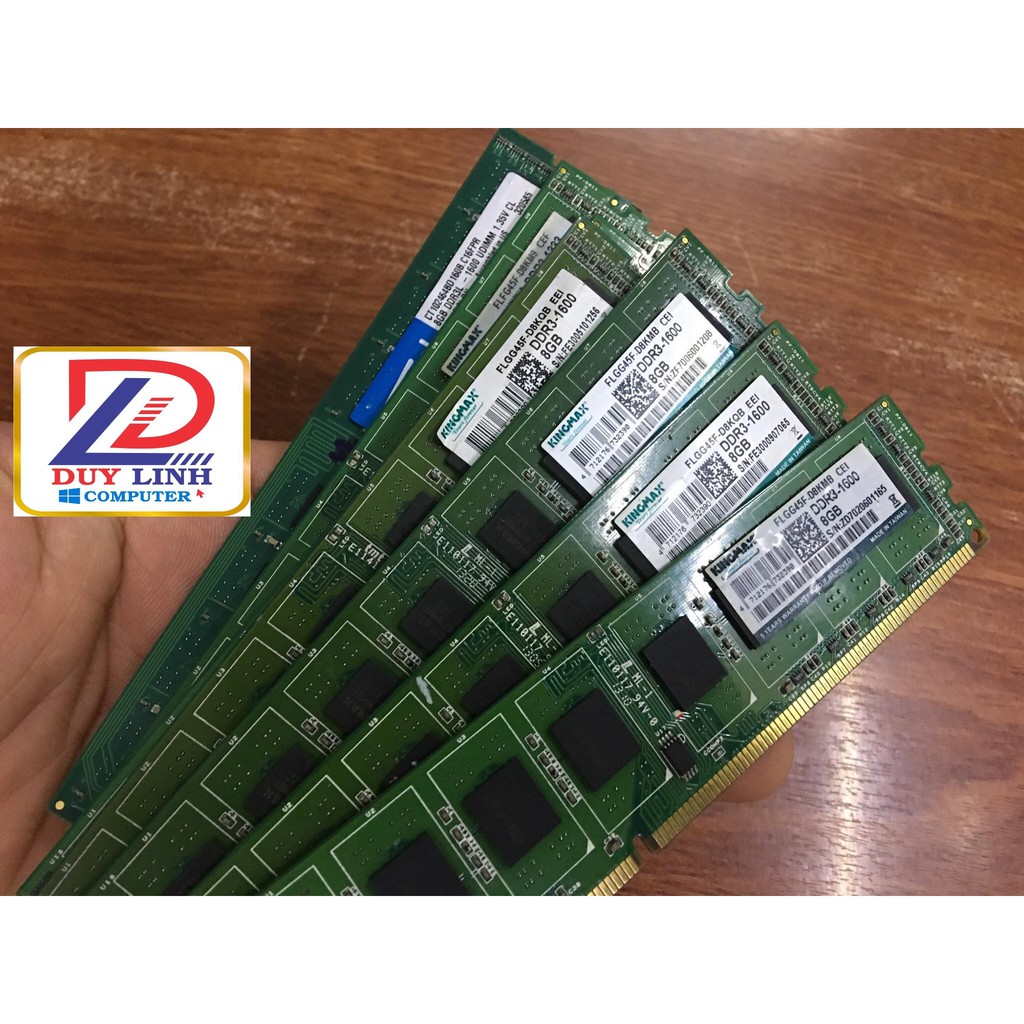 Ram 8G DDR3 kingmax bus 1333/1600