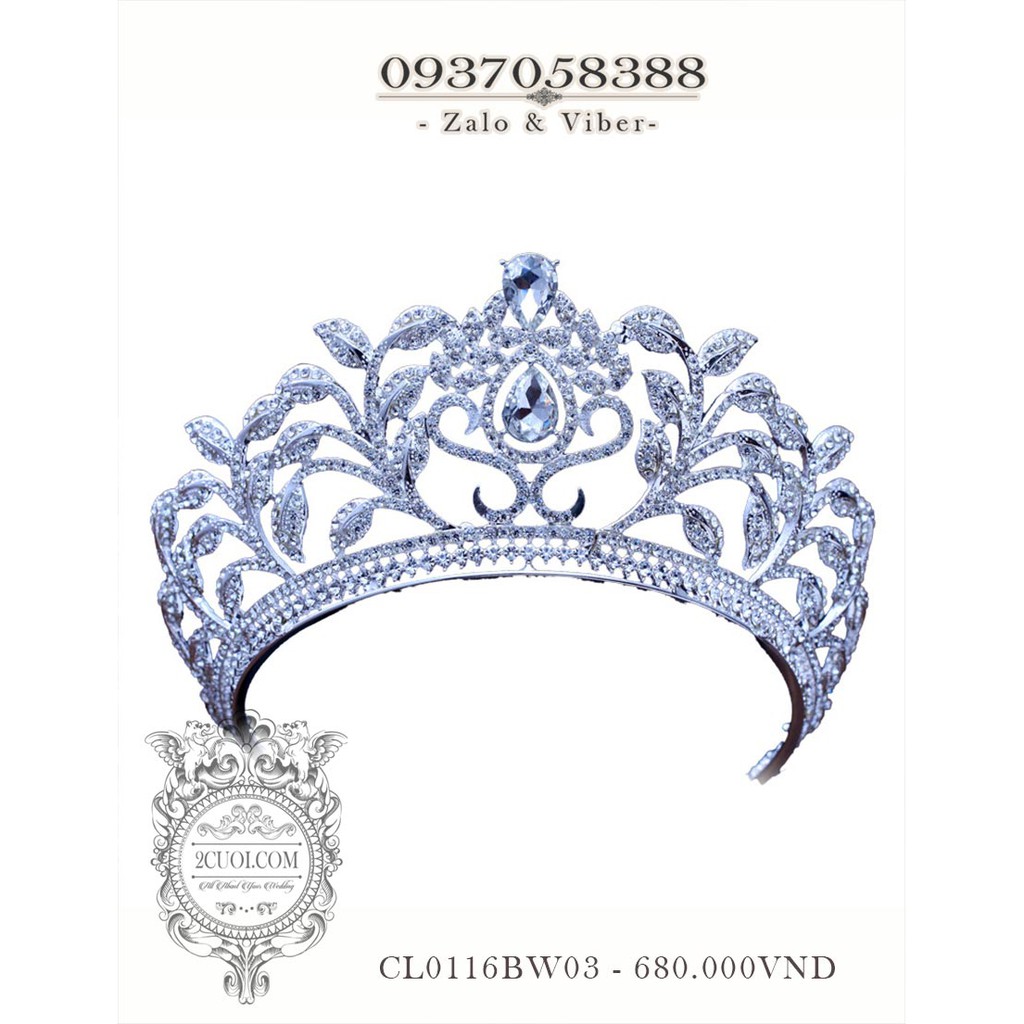 Vương miện cô dâu CL0116BW03