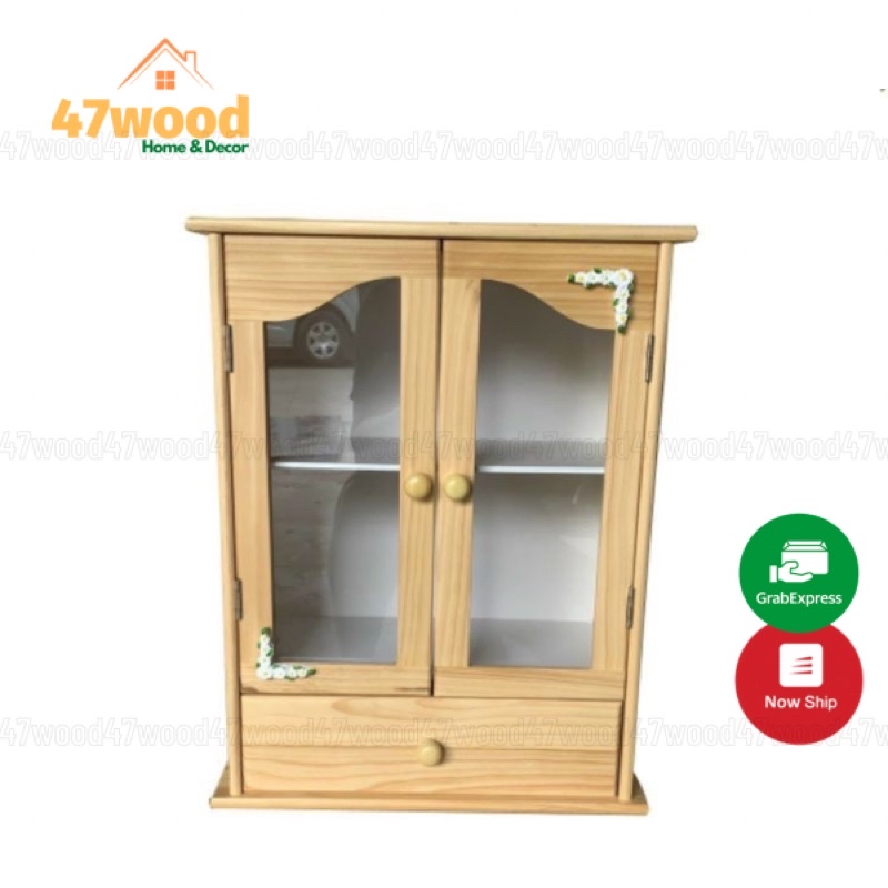 TỦ Y TẾ BẰNG GỖ , TỦ THUỐC GIA ĐÌNH 47WOOD HÀNG XUẤT KHẨU