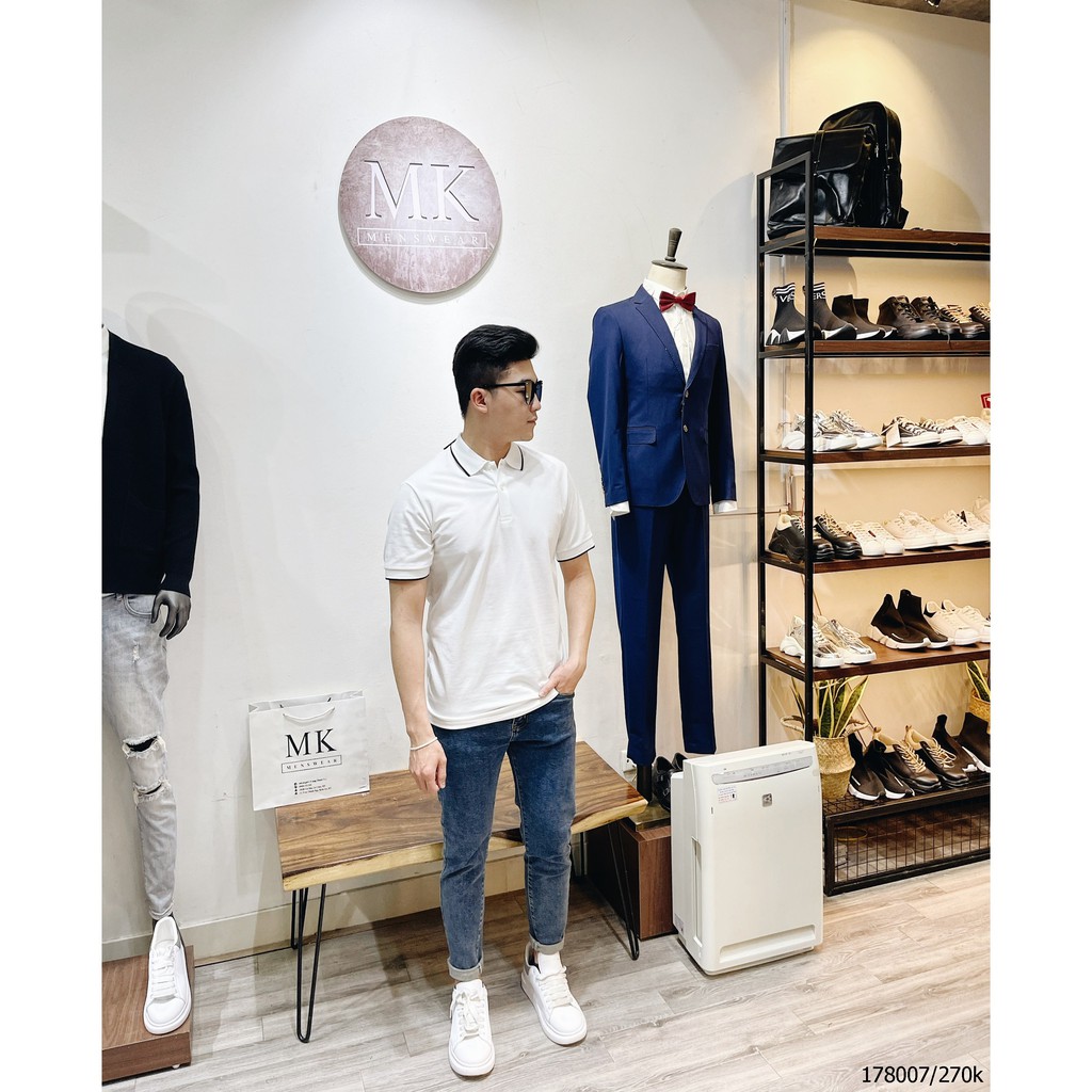 Polo Basic cải cổ và tay