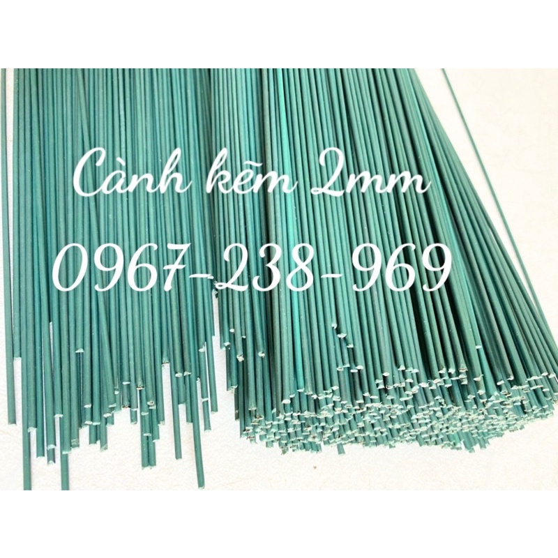 1kg Cành kẽm 2mm lõi thép bọc nhựa làm hoa handmade,hoa sáp, hoa giấy... Handmade