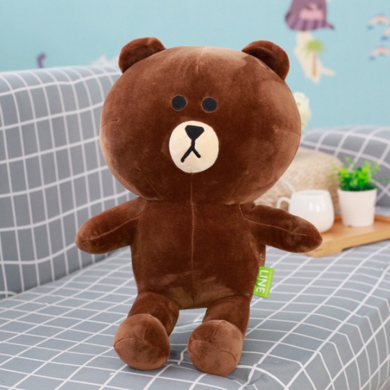 Gấu Bông -Gấu Brown chất mềm mịn, siêu dễ thương cho bé Size 40cm