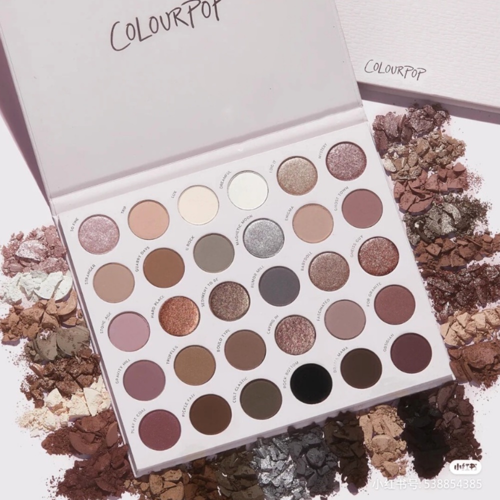 Bảng phấn mắt Colourpop Stone Cold Fox trang điểm mịn màng tự nhiên chống thấm nước