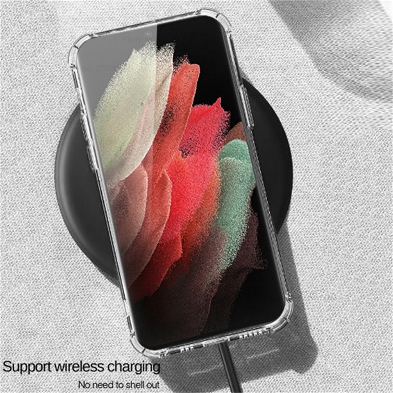 Toàn Bộ Ốp Điện Thoại TPU Mềm Trong Suốt Cho Samsung GalaxyS23 S22 S21 S22 S21 S23 Plus Ultra Note20 A14 A23 A34 54 4G 5G
