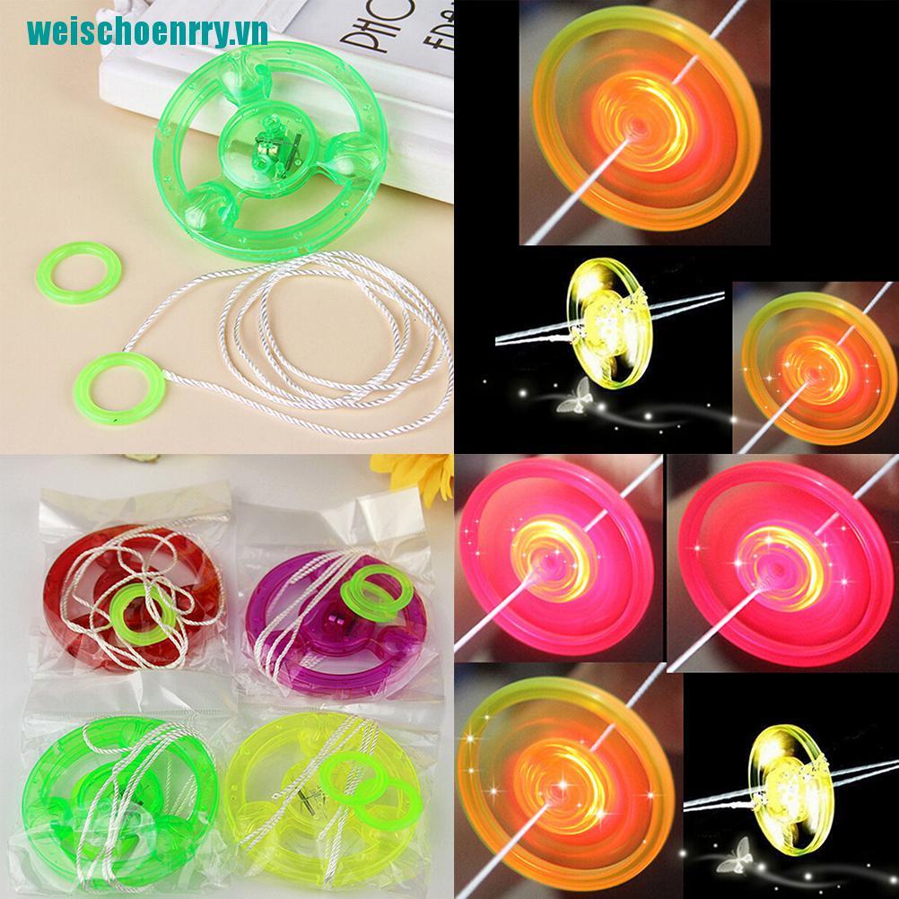 Weis♪Đĩa Bay Xoay Có Đèn LED Nhiều Màu