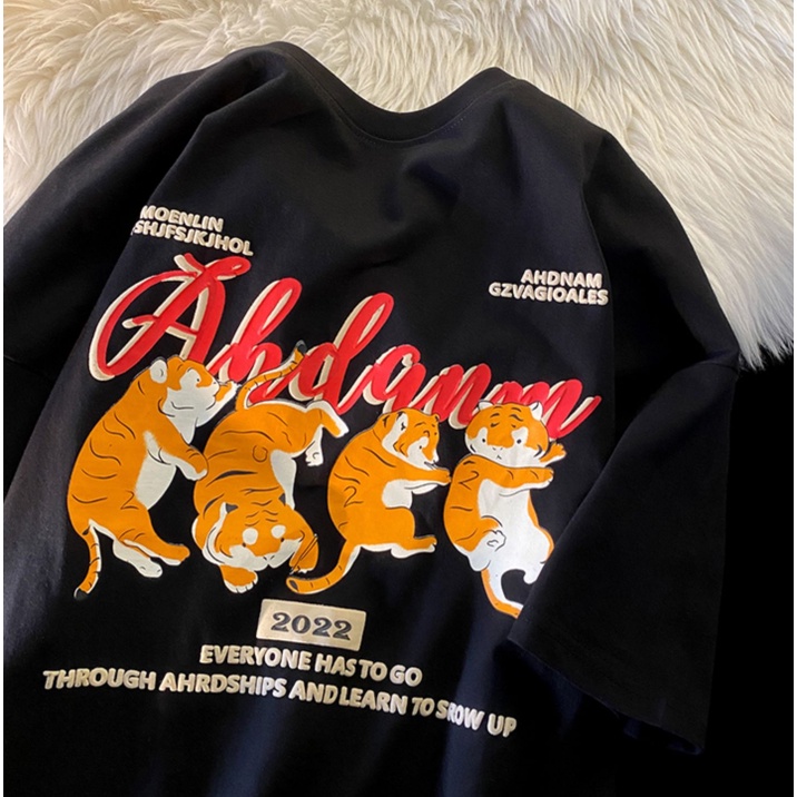 NRVP Áo Thun Nữ Ngắn Tay In Chữ Phong Cách Hàn Quốc