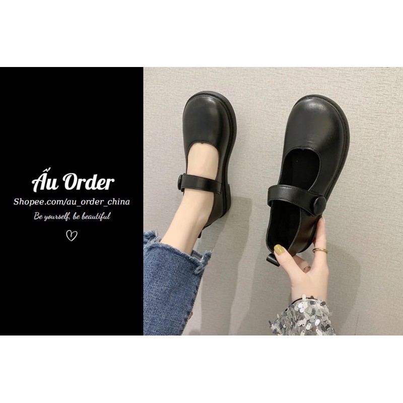 Có Sẵn - Giày Mary Jane Mũi Tròn Basic | BigBuy360 - bigbuy360.vn