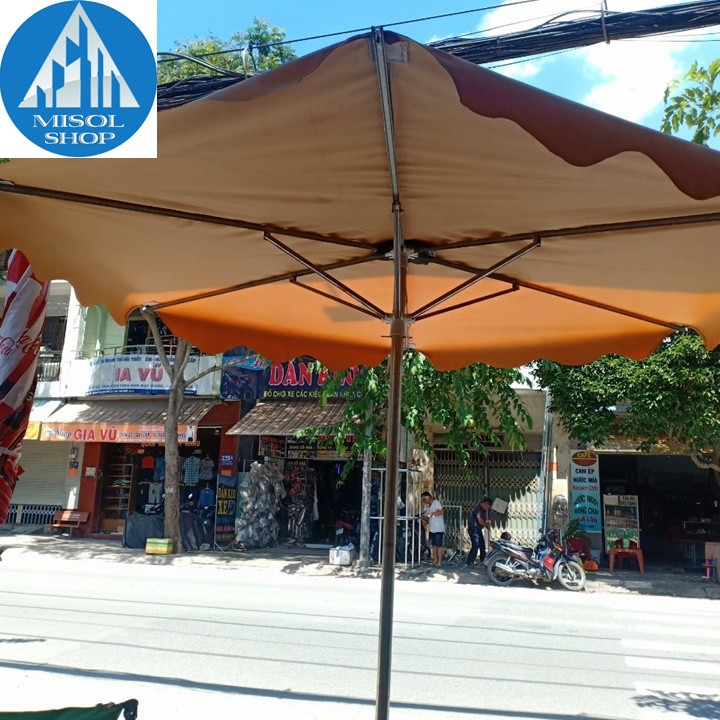 Dù Vải Lớn Che Nắng Che Mưa rộng 2m6, cao 2m2 không đế