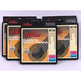 💥Dây Đàn Guitar Alice AC132💥Bộ dây đàn guitar cổ điển AC132, dây đàn bằng nylon trong suốt, dây đồng mạ bạc.