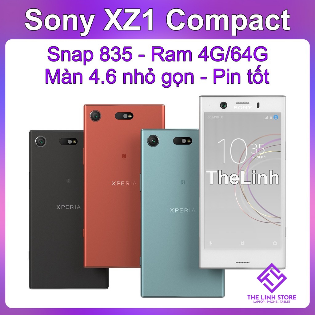 Điện thoại Sony Xperia XZ1 Compact - Snap 835 Ram 4G/32G
