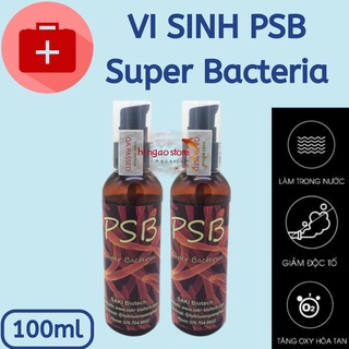 Vi sinh quang hợp - vi sinh psb - vi sinh làm trong nước bể cá - phụ kiện cá cảnh | hingaostore.