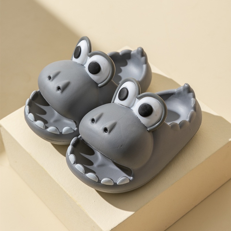 Dép quai ngang cá sấu,dép hà mã, cá xấu há miệng mắt to cho người lớn siêu cute phong cách Ulzzang Mã