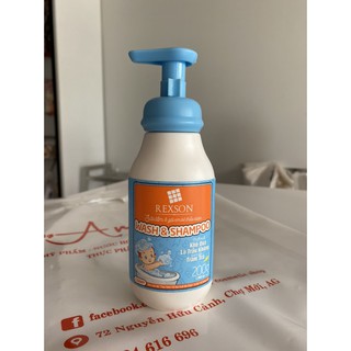Sữa tắm gội thảo dược em bé Rexson