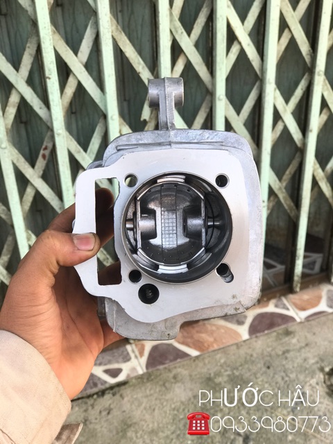 Lòng Wave, Dream 62mm , Full Piston, Bạc , Ắc , Phe gài