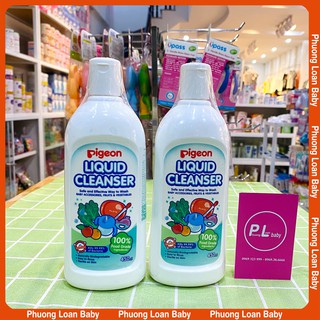 Nước rửa bình sữa và rau củ Pigeon 450ml