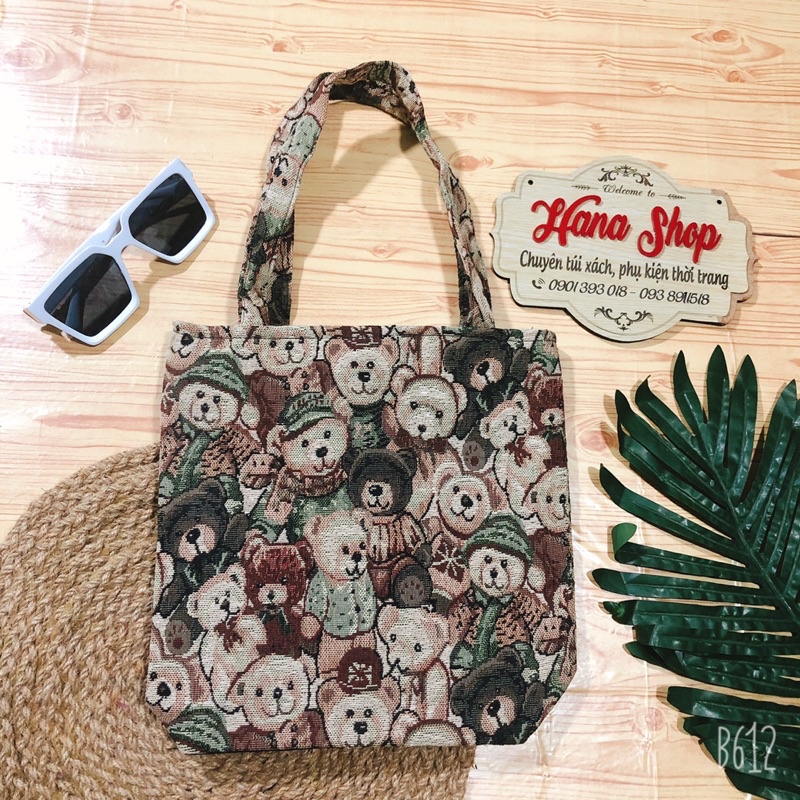 Túi thổ cẩm đeo vuông nhí