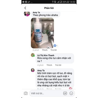 Sữa rửa mặt thảo mộc