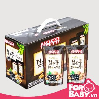 Sữa óc chó hạnh nhân đâu đen óc chó Han Quốc 195ml.