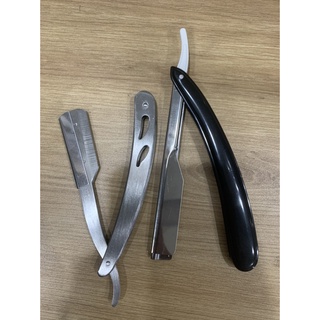 Dao tỉa chân mày, cạo mặt cán nhựa-inox.