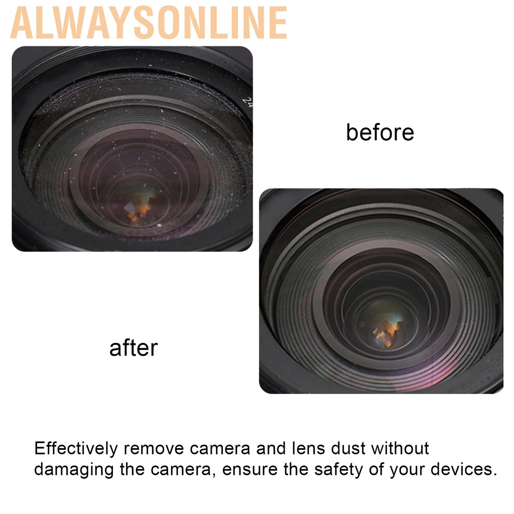 Alwaysonline 9 in 1 Camera Cleaning Kit with Dust Blower Cloth for Laptop Earbud Lens LCD Screen Filter Viewfinder