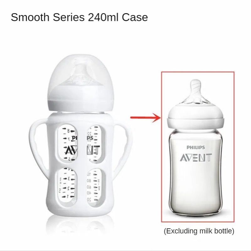 Bọc Silicon bình sữa thủy tinh Philips AVENT 120ml-240ml