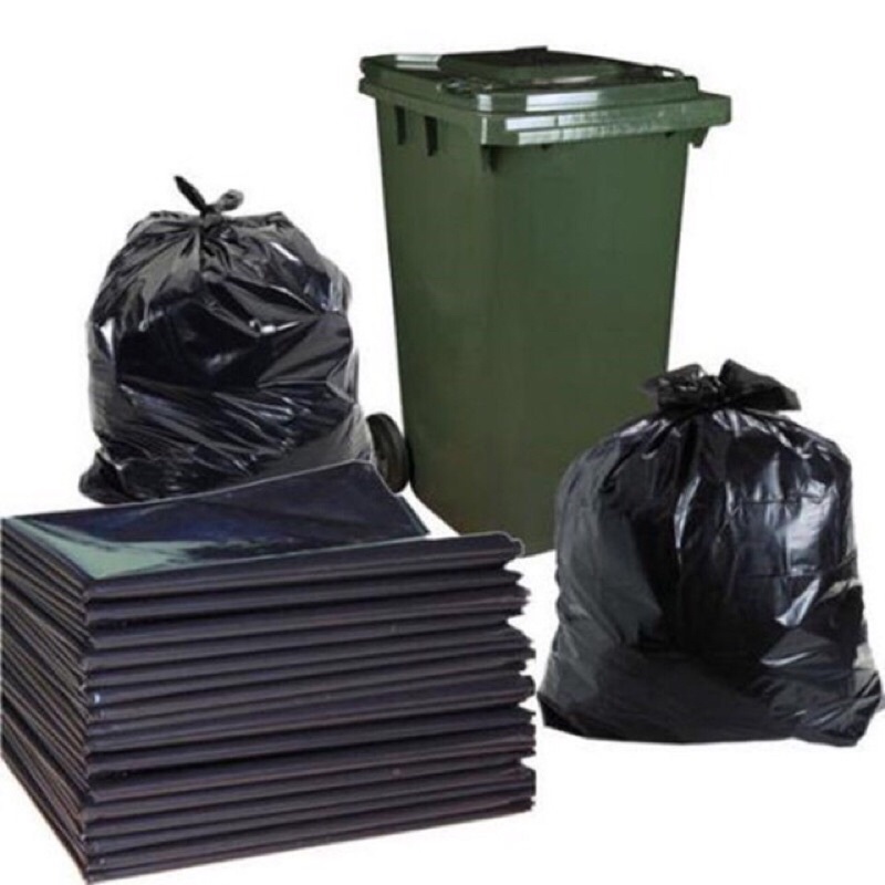 1kg túi rác đen công nghiệp size 90x120, túi rác đen công nghiệp, túi rác đen thùng to