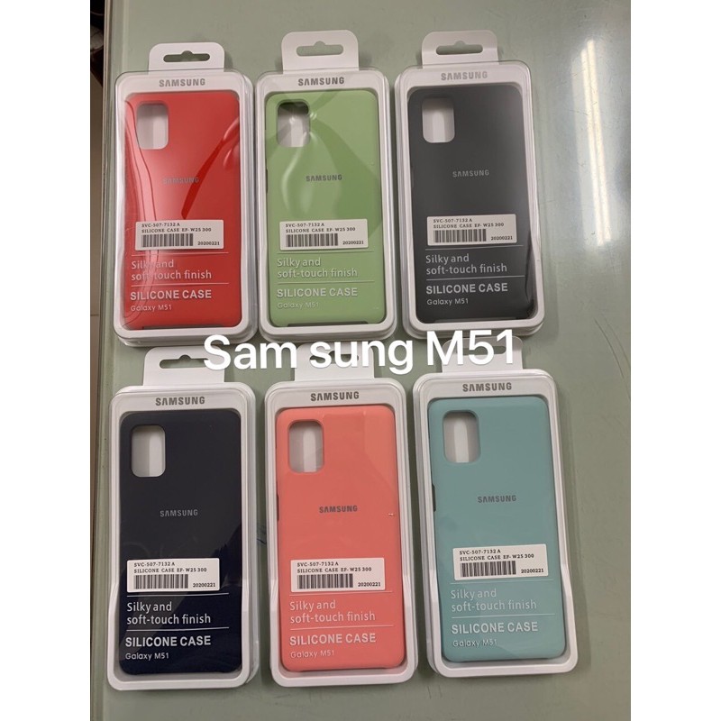 Ốp lưng hãng xịn samsung M51 chống bẩn chông bám vân tay