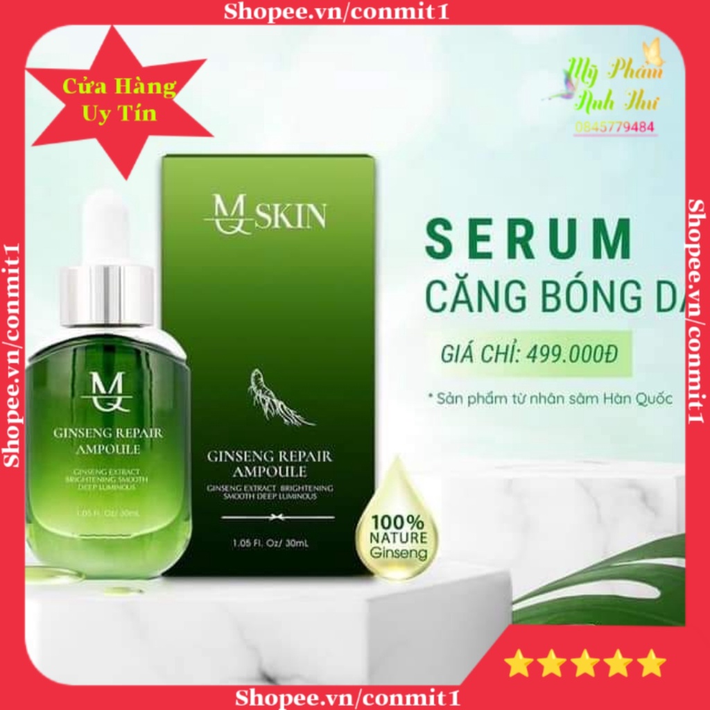 Serum Căng Bóng Da Nhân Sâm MQ SKIN ❤️ Chính Hãng ❤️ Serum MQ Chăm Sóc Da Toàn Diện