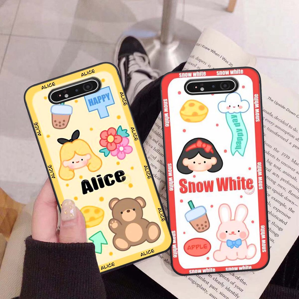 Ốp lưng Samsung A80 hoạ tiết trẻ trung dễ thương siêu đẹp