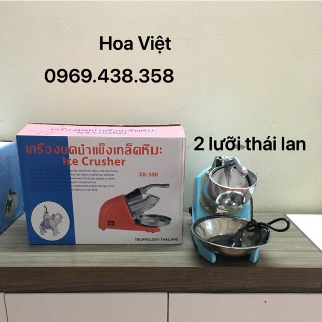 Máy xay đá , máy bào đá 2 dao thái lan
