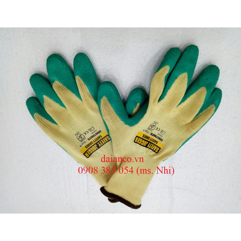 Găng tay phủ nhựa chống dầu bảo vệ tay hãng Safety Jogger Constructo - hàng chính hãng, có sẵn