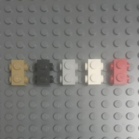 Đồ Chơi Chính Hãng Brick, Modified 1 x 2 with Studs on Sides