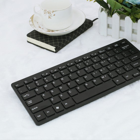 Bàn phím Mini JINOTECH K1000 USB - Full Box- Chất Lượng Tốt, Kiểu Dáng Nhỏ Gọn, Bảo Hành 6 Tháng