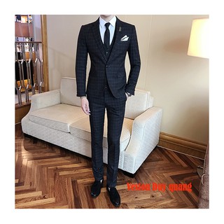 Veston Caro Đen Thời Trang Cao Cấp