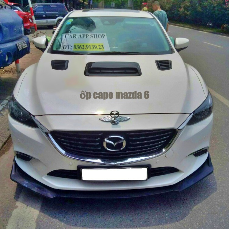 Ốp capo thể thao Mazda 6 Combo 2 món ốp capo giá rẻ