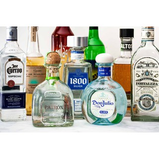Vỏ Chai Rượu Tequila cắm hoa, trang trí nhà cửa