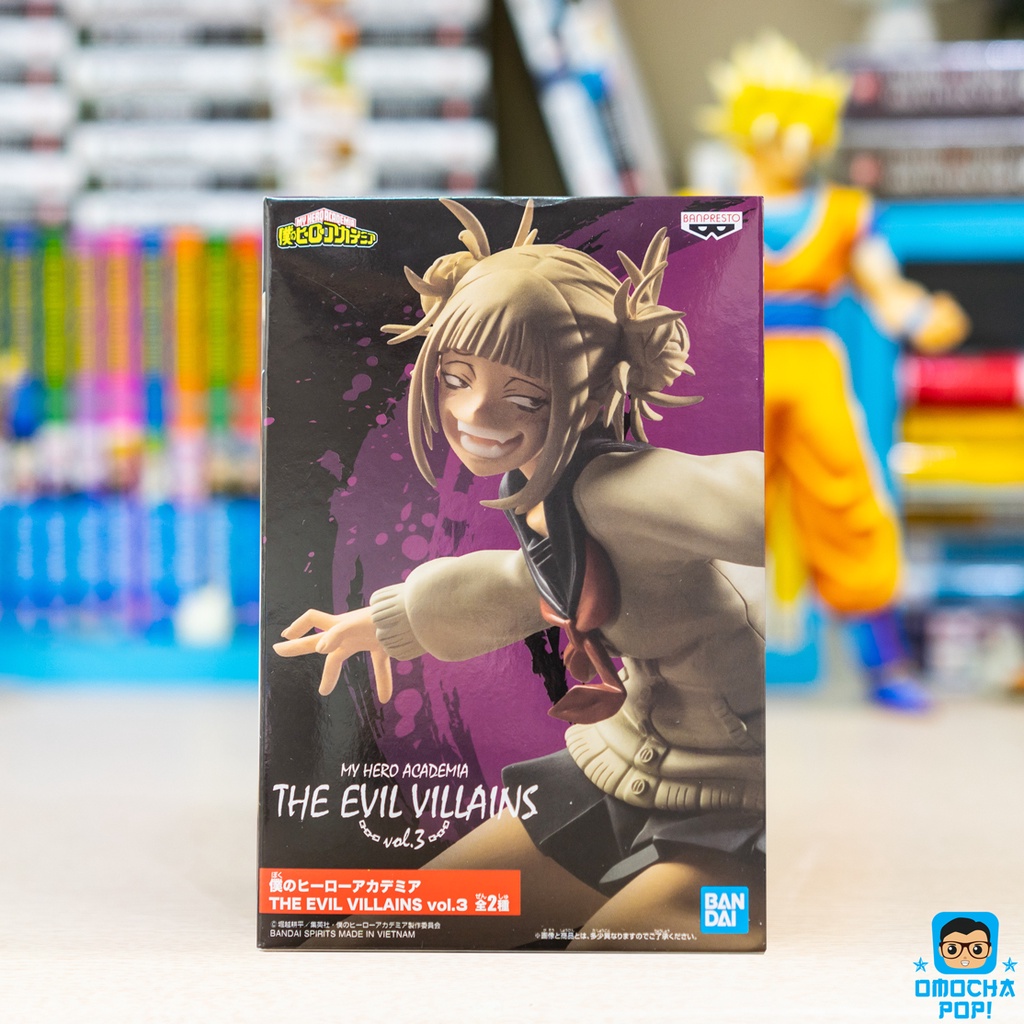 Mô Hình Chính Hãng Banpresto My Hero Academia THE EVIL VILLAINS vol 3 Toga Himiko
