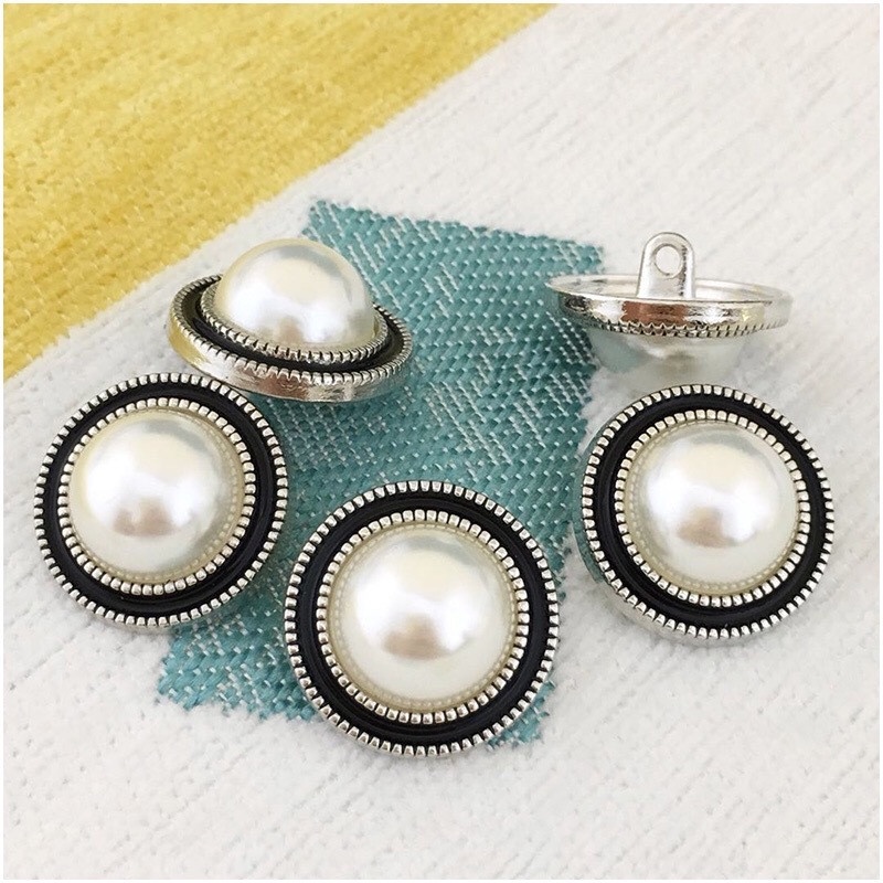 10 cái / lốc Phụ kiện may sang trọng Nút cho quần áo 20mm Nút trang trí cho quần áo Áo khoác Áo khoác Rhinestone Nút trang trí