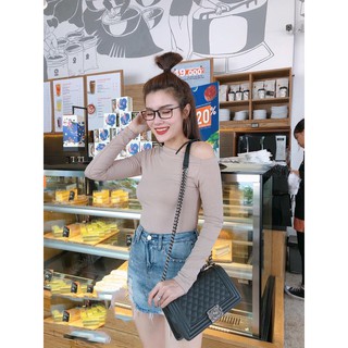 Áo thun lụa lệch vai cực chất U07094 mới